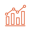 Icon of graph and chart